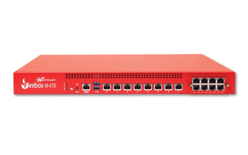 WatchGuard Firebox M470 with 1-yr Standard Support - Only available to WGOne Silver/Gold Partners