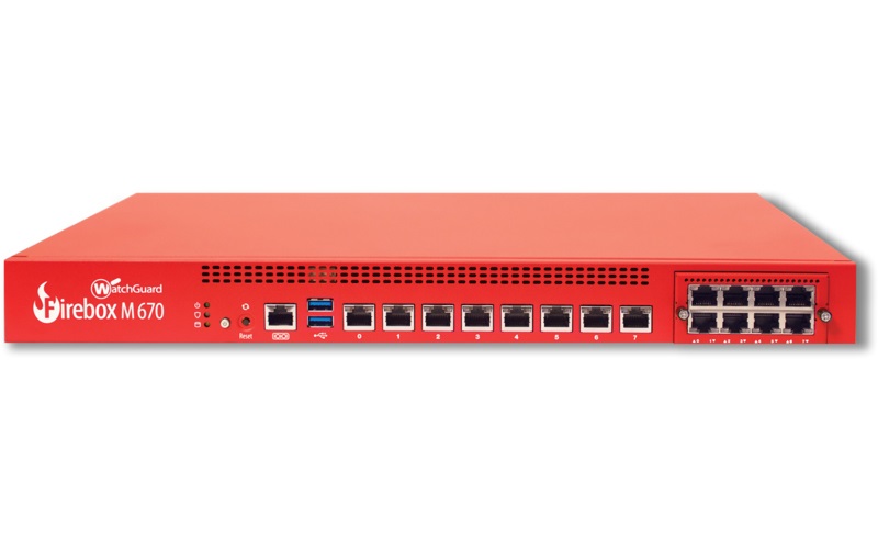 WatchGuard Firebox M670 with 1-yr Total Security Suite