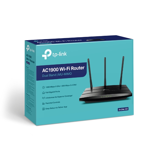 TP-Link Archer A8 AC1900 Wireless MU-MIMO Wi-Fi Router