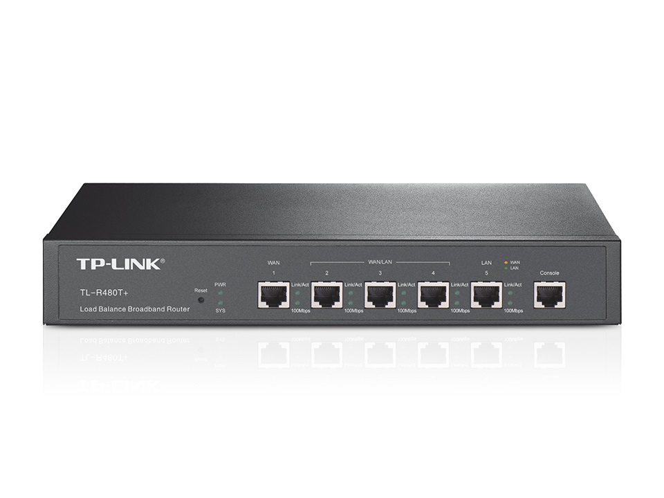 TP-LINK 2 WAN ports + 3 LAN ports Load Balance Router, 266MHz Intel IXP NPU