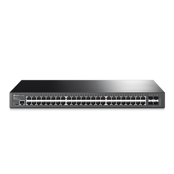 TP-Link SG3452 Omada 48-Port Gigabit L2+ Managed Switch with 4 SFP Slots, Omada SDN, Centralised Mgt, Static Routing  (T2600G-52TS)