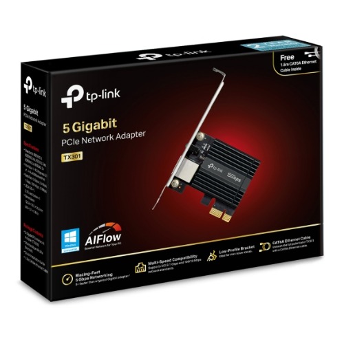 TP-LINK Network hardware TX301 5 Gigabit PCI Express Network Adapter