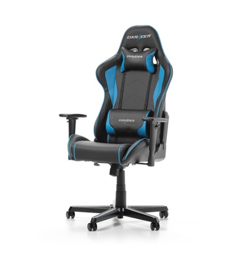 Dxracer Formula Fl08 Gaming Chair Sparco Style Neck Lumbar Support Black Blue