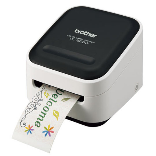 Brother VC-500W Colour Label Printer, WIFI, AirPrint, Continuous Roll, PC/MAC Connection