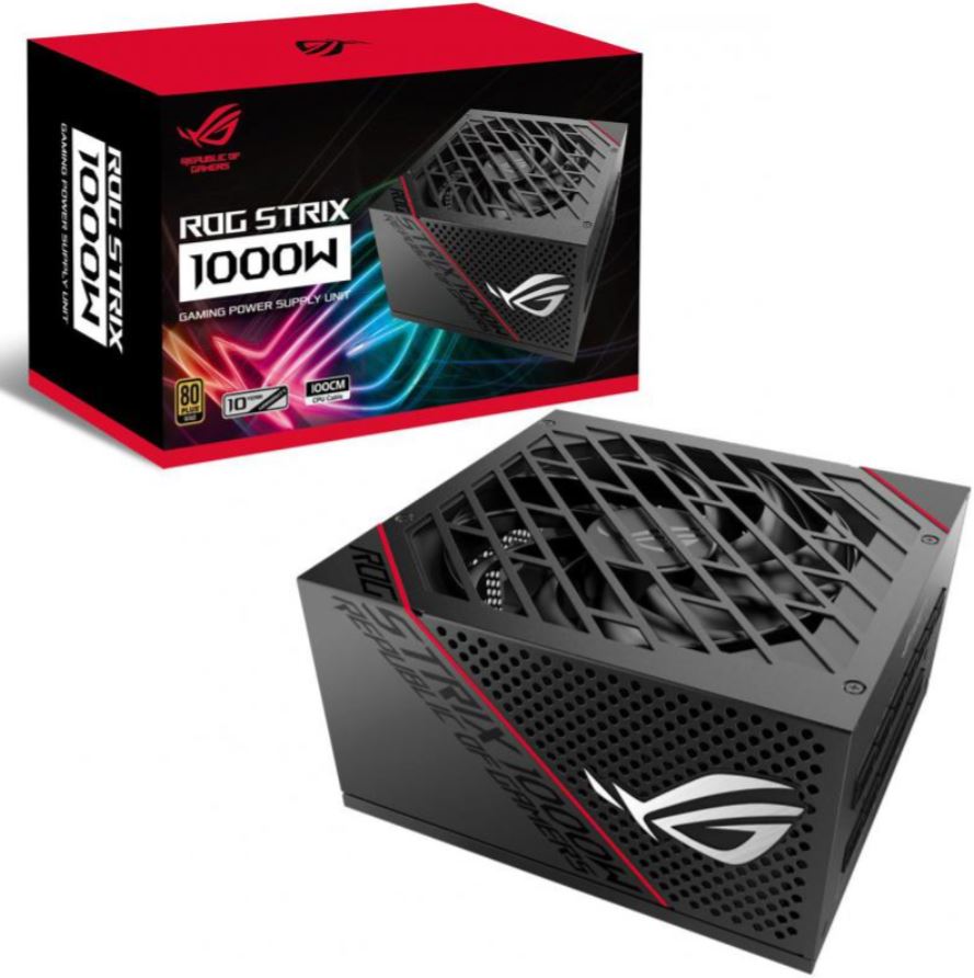buy ASUS ROG-STRIX-1000G 1000W 80 PLUS Fully Modular Gold PSU, ROG Heatsinks, Axial-tech Fan Design, Dual Ball Fan Bearings, 0dB Technology online from our Melbourne shop