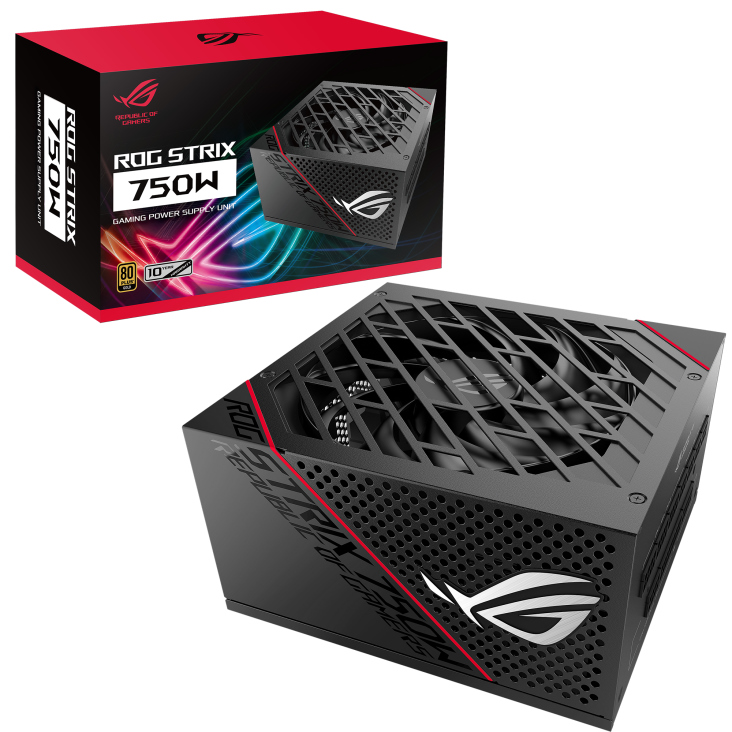 buy ASUS ROG-STRIX-750G 750W 80 PLUS Gold Fully Modular PSU, ROG Heatsinks, Axial-tech Fan Design, Dual Ball Fan Bearings, 0dB Technology online from our Melbourne shop