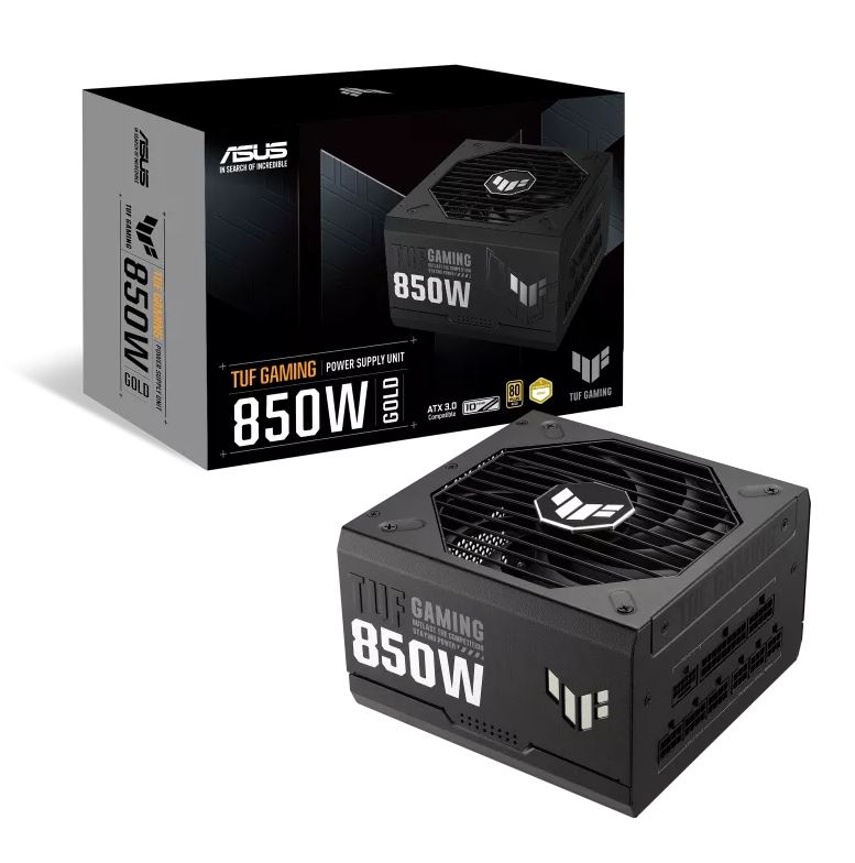 buy ASUS TUF-GAMING-850G 850W Gold PSU, 80 PLUS Gold, Japanese Capacitors.135mm Fan, Dual Ball Fan Bearings, 10YW online from our Melbourne shop