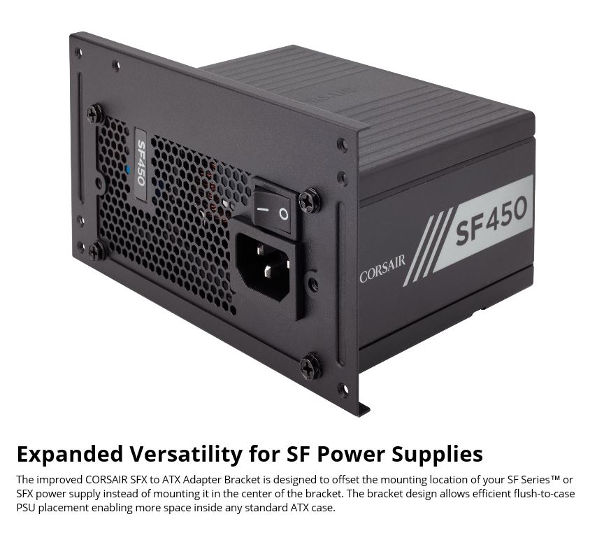 buy Corsair SFX TO ATX PSU Bracket version 2  for SF450/600 online from our Melbourne shop