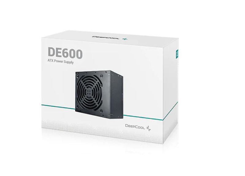 Deepcool DE-600 V2 High Efficiency Gaming True 450W Power Supply Unit 120mm PWM Fan, 160-264V AC