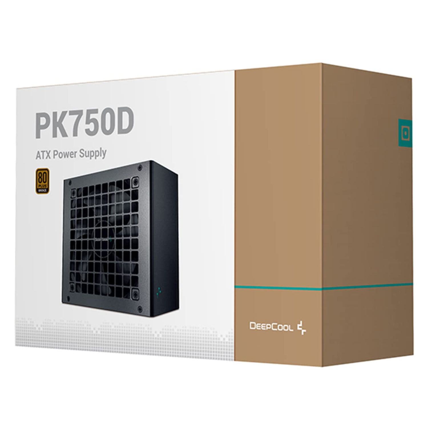 buy DeepCool PK750D 80+ Bronze Power Supply Unit, 120mm Fan, Taiwan Capacitor, DC to DC, ATX12V V2.4, 100,000 MTBF, 85% Efficiency  5YWT online from our Melbourne shop