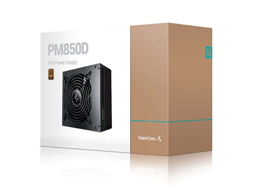 buy DeepCool PM850D 80+ Gold Power Supply Unit,120mm Fan, Japanese Bulk Capacitor,DC to DC.ATX12V V2.4, 100.000 MTBF, 90% Efficiency  5YWT online from our Melbourne shop