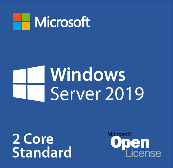 Microsoft Windows Server Standard CORE 2019, OLP 2 Licenses No Level Core Licence (2 Core Per SKU)