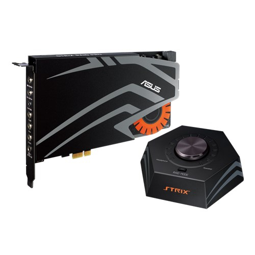 ASUS STRIX-RAID-PRO 7.1 PCIe Gaming Sound Card, Audiophile-grade DAC, 116dB SNR