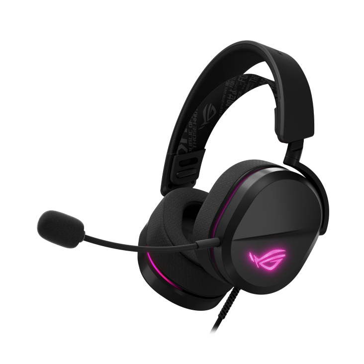 ASUS ROG Pelta Core Gaming Headset – USB-C, 50mm Titanium Drivers, 10mm Mic, RGB, 20Hz–20kHz, 300g