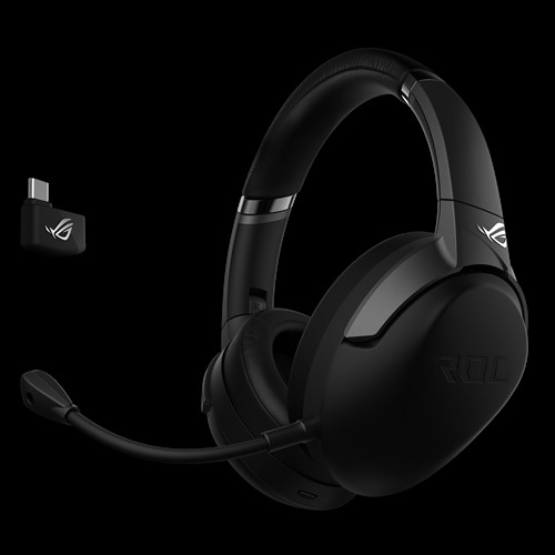 ASUS ROG STRIX GO 2.4 PC/PS4/Switch Wireless Gaming Headset, USB-C 2.4G, 40mm Drivers, AI-powered Noise-cancelling, Up To 25 Hours Battery Life