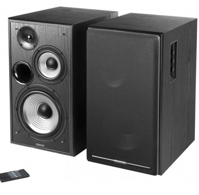 Edifier R2750DB Active 2.0 Speaker System with Sophisticated Sound in a Tri-amp Audio - Bluetooth Connection 1/2inch Bass Driver 136W RMS System BLACK