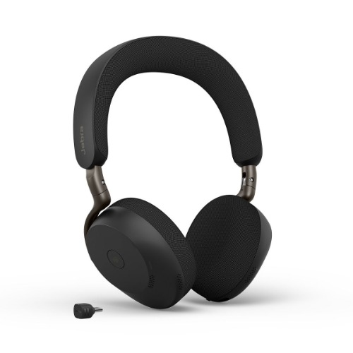 Jabra Evolve3 75, MS Stereo Black Bluetooth ANC Headset, Link390C BT, USB-C SPJ-EVL3-75-MS-S-C