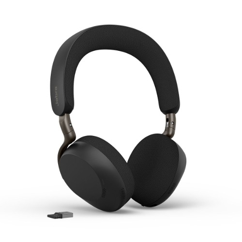 Jabra Evolve3 75, UC Stereo Black Bluetooth ANC Headset, Link390A BT, USB-A SPJ-EVL3-75-UC-S-A