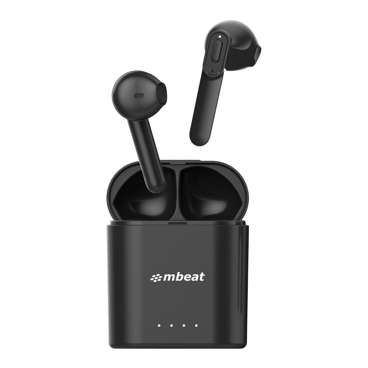 mbeat® E1 True Wireless Earbuds - Up to 4hr Play time, 14hr Charge Case, Easy Pair