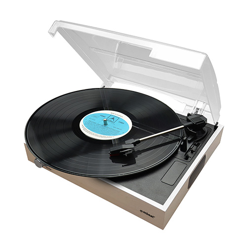 mbeat® Wooden Style USB Turntable Recorder