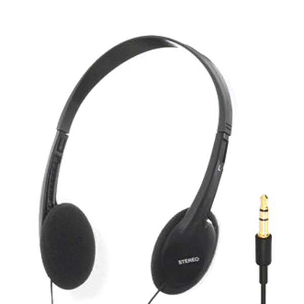 Sansai Stereo Headband Headphones 3.5mm w/Volume Control/Cable 1.5m for TV/Radio