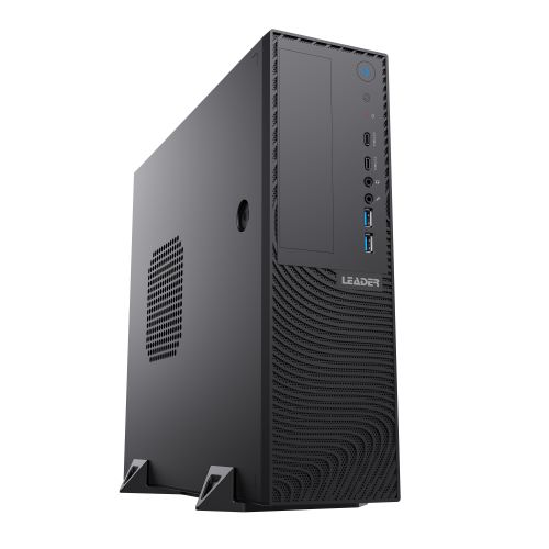 Leader Slim Corporate Desktop SS45-i5, Intel i5-14400T,16GB DDR5 RAM, 500GB M.2 NVMe SSD, 500W GOLD PSU, Win 11 Pro, 3 Years '4 Hour' Onsite Warranty SS45-I5T