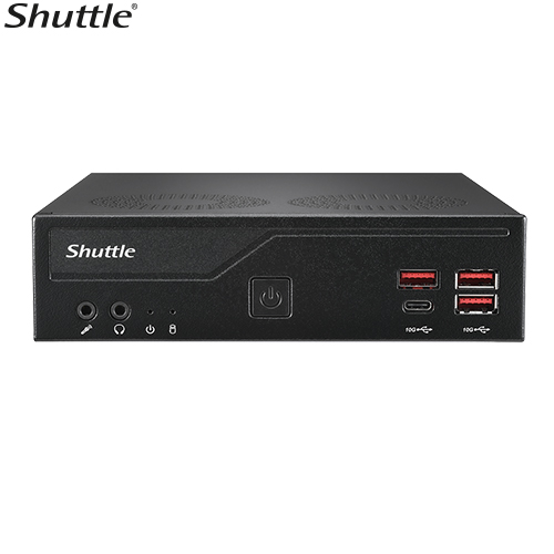 Shuttle Computer system DB860 Slim Mini PC BareboneIntel ® 65W ARL-S Core Ultra 9/7/5 LGA1851, 1.3L, B860, 2x DDR5(max 96GB), 2x LAN, 2x COM, 8x USB 3.2,