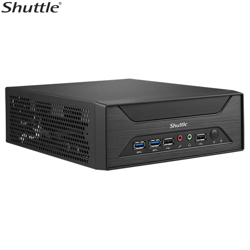 Shuttle XH270 Slim Mini PC 3L Barebone - Support Intel KBL&SKY CPU, 4x 2.5' HDD/SSD bay (RAID), 2xLAN, HDMI, DP, VGA, RS232, 2xDDR4,  M.2 2280, 120W