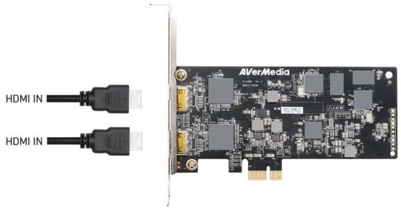 AVerMedia CL332-HN 1080P 30p HDMI Dual Channel H.265 H/W Encoder PCI-E Video Capture Card