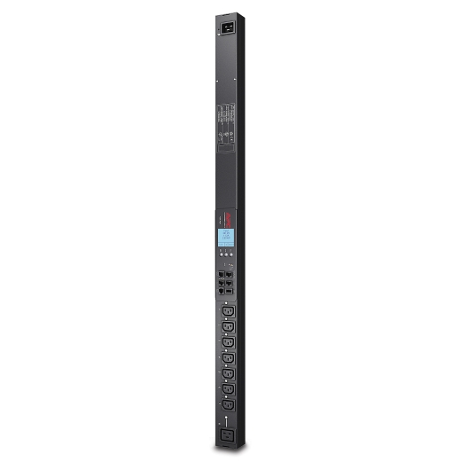 APC Rack PDU 2G, Switched, ZeroU, 16A, 230V, (7) C13 & (1) C19, IEC309 Cord