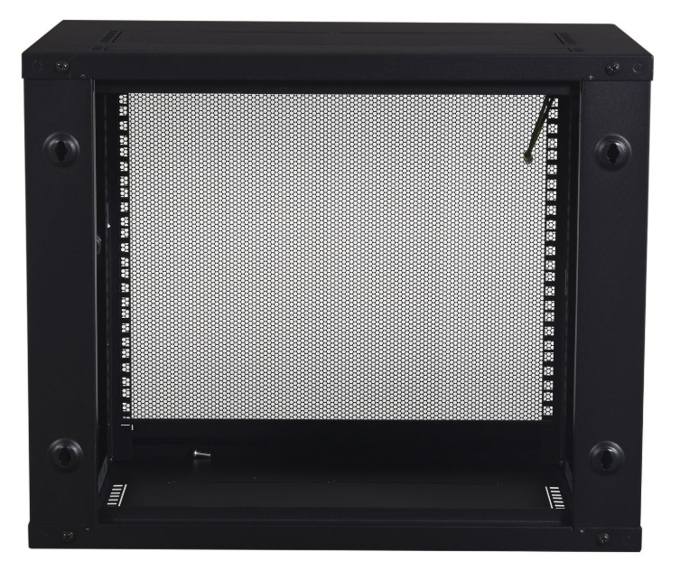APC NetShelter 9U Wallmount Rack Cabinet Single Hinged Switch Depth Unassembled