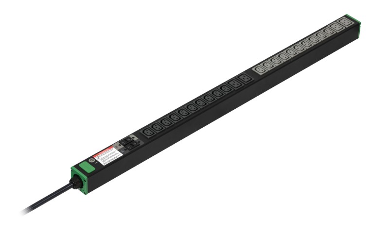 Easy Rack PDU, Basic, Vertical, 1 Phase, 7.4kW, 230V, 32A, 20 x C13 and 4 x C19 outlets, IEC60309 PLUG