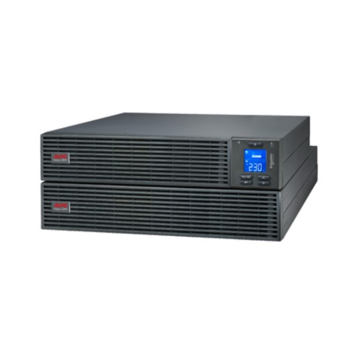 APC Easy UPS 3000VA/2400W Online UPS, 4U Rackmount, 230V/16A Input, 4x IEC C13 Outlets, Lead Acid Battery, W/ Battery Pack, W/ Rail Kit