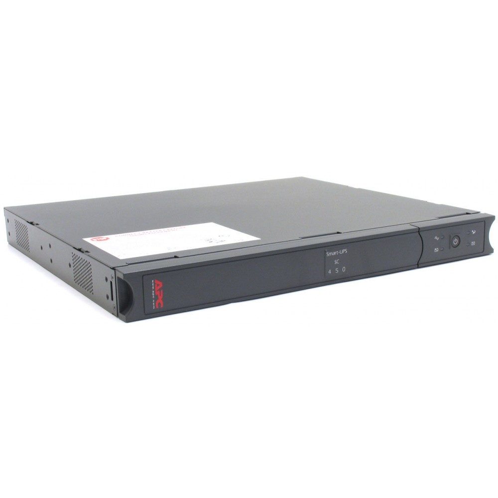 APC Smart-UPS 450VA/280W Line Interactive UPS, 1U Rackmount, 230V/10A Input, 4x IEC C13 Outlets, Lead Acid Battery