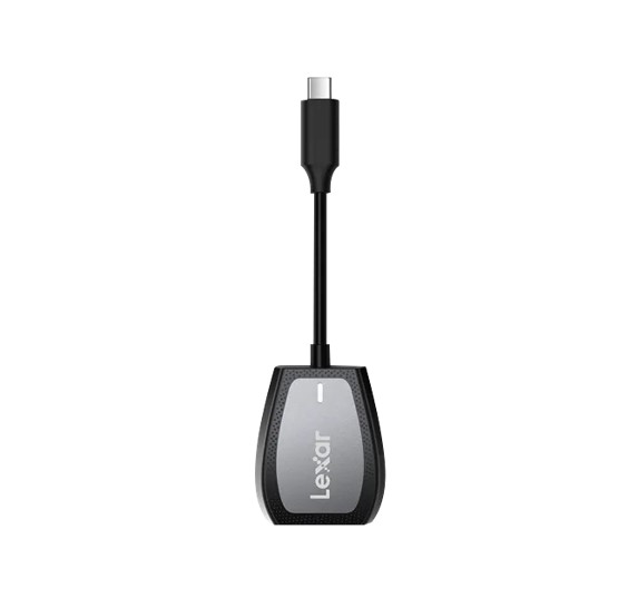Lexar USB-C™ Dual-Slot Reader transfer speeds up to 312MB/s1 read. For added convenience, it is backwards compatible with UHS-I cards and has a USB-C LRW470U-RNHNG