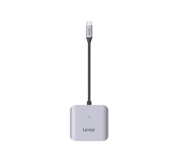 Lexar CFexpress Type B USB-C Reader RW510 transfer speeds up to 312MB/s1 read. For added convenience, it is backwards compatible with UHS-I cards LRW510U-BNHNG