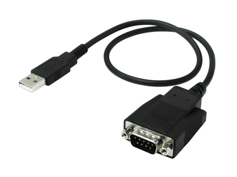 Sunix USB to Serial Converter DB9 / RS232 35cm Cable - USB 2.0/1.1 Compatible, Transfer Speed 115.2kbps, Univerial USB to RS-232