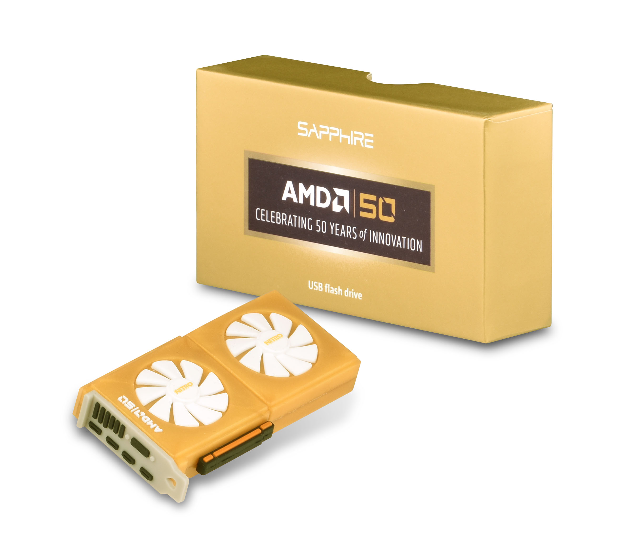 SAPPHIRE AMD USB 3.0 Flash Drive 32GB, Special Edition 50TH Anniversary Promo, Limited Edition